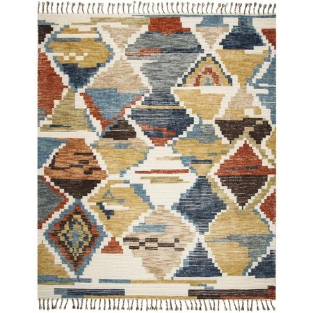 SAFAVIEH Kenya Hand Knotted Large Rectangle Area RugMulticolor 9 x 12 ft. KNY524A-9